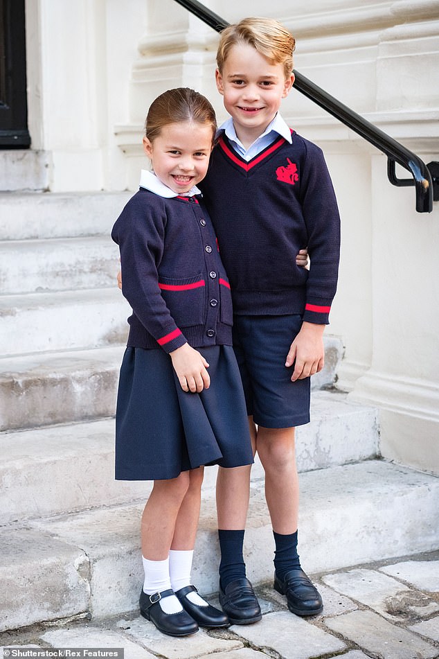 5 SEPTEMBER 2019 WITH PRINCESS CHARLOTTE ON HER FIRST DAY AT THOMAS¿S BATTERSEA
