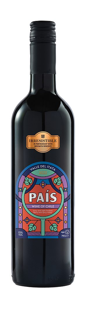 IRRESISTIBLE PAÍS 2022 (13%), £8, Co-op (in store from 24 July)