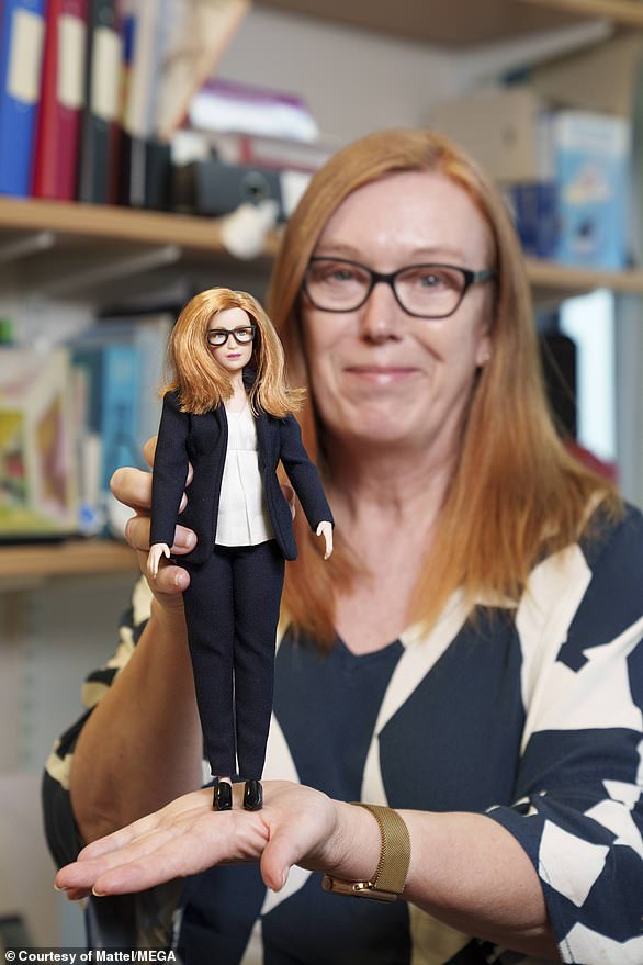 Professor Sarah Gilbert is turned into a Barbie. The 61-yearold British scientist, who helped create the AstraZeneca Covid vaccine, was also made a dame the same year