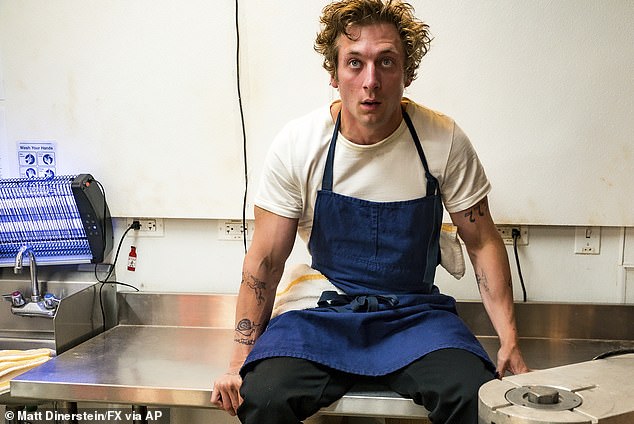 Keep Carmy and Carry On: Jeremy Allen White pictured in the Bear, which as just come out with season two