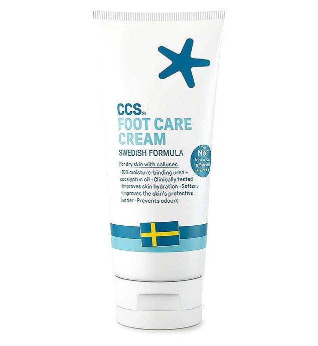CCS Foot Care Cream, £8.49, boots.com. Soothes, softens and rejuvenates