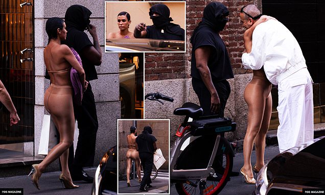 EXCLUSIVE: Kanye West's 'wife' Bianca Censori goes SHOPPING while sporting THAT topless